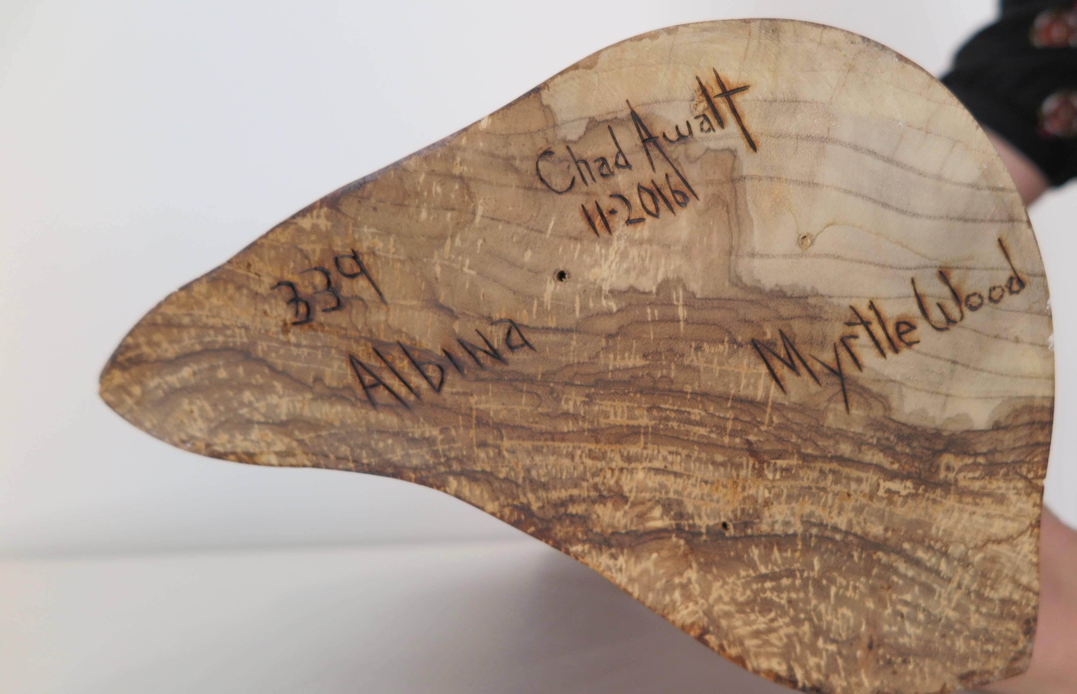 Albina, Figurative Wood Sculpture For Sale 2