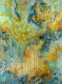 Forest Rain, Abstract Painting