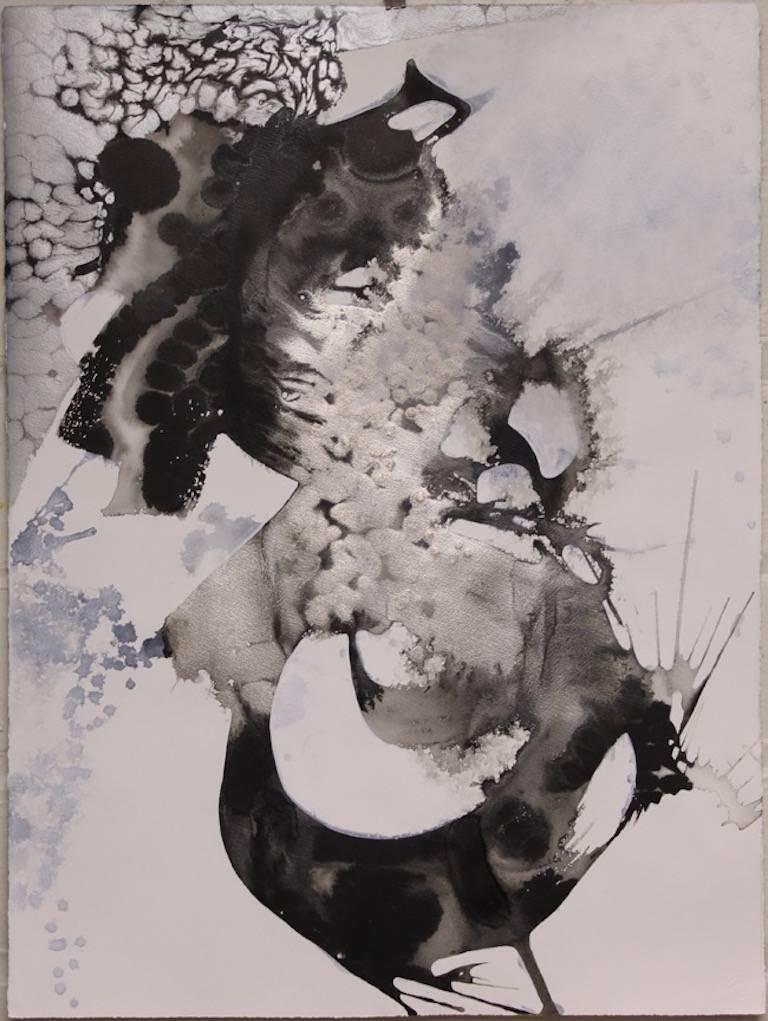 Black, white, and gray abstract mixed media painting on paper by Ohio artist Mel Rea 

"Quiet the White I"
Ink, Acrylic on Paper
30" x 22"- unframed 
Created in 2017
_____________________

About the artist:

MEL REA- Cleveland, Ohio

"As a young