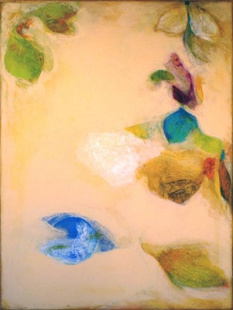 Christina Hall-Strauss  Abstract Painting - Breeze 1, Abstract Acrylic Painting