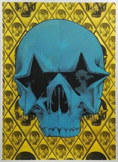 Starskull Positive (Blue Skull on Yellow) HPM