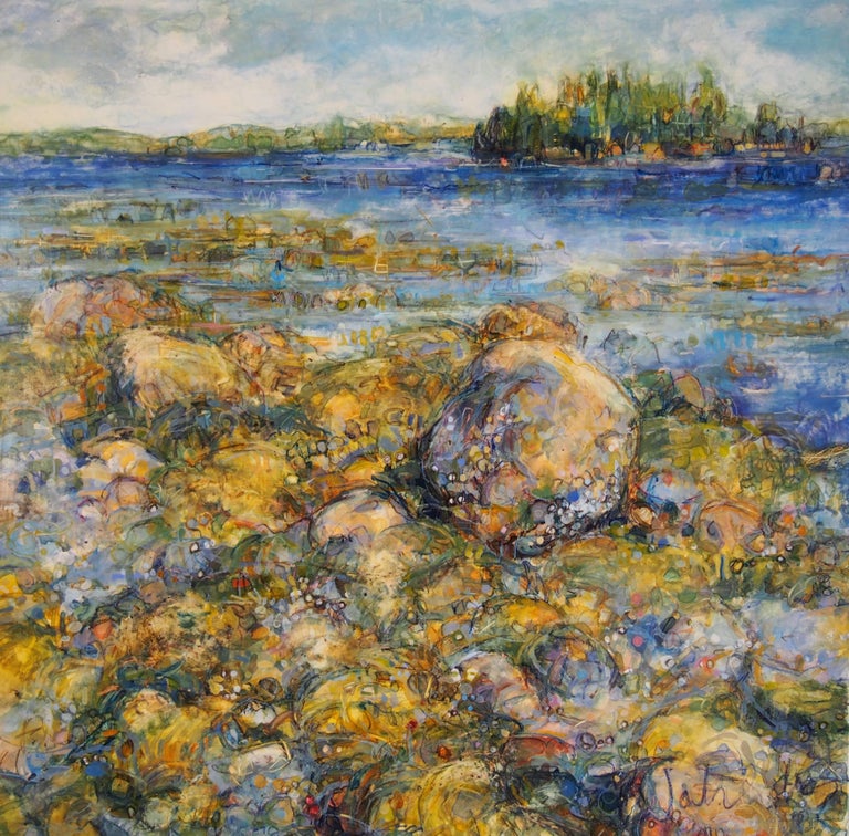 Susan Wahlrab Barnacle, Varnished Watercolor on Archival Claybord, 12