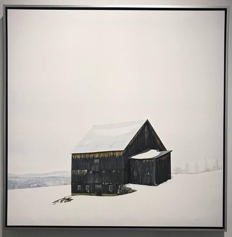 Vermont-based photographer Jim Westphalen uses an adapted vintage camera to capture dynamic winter landscapes that blur the line between photography and painting. Inspired by Andrew Wyeth and Edward Hopper, Westphalen's work speaks to the decay of