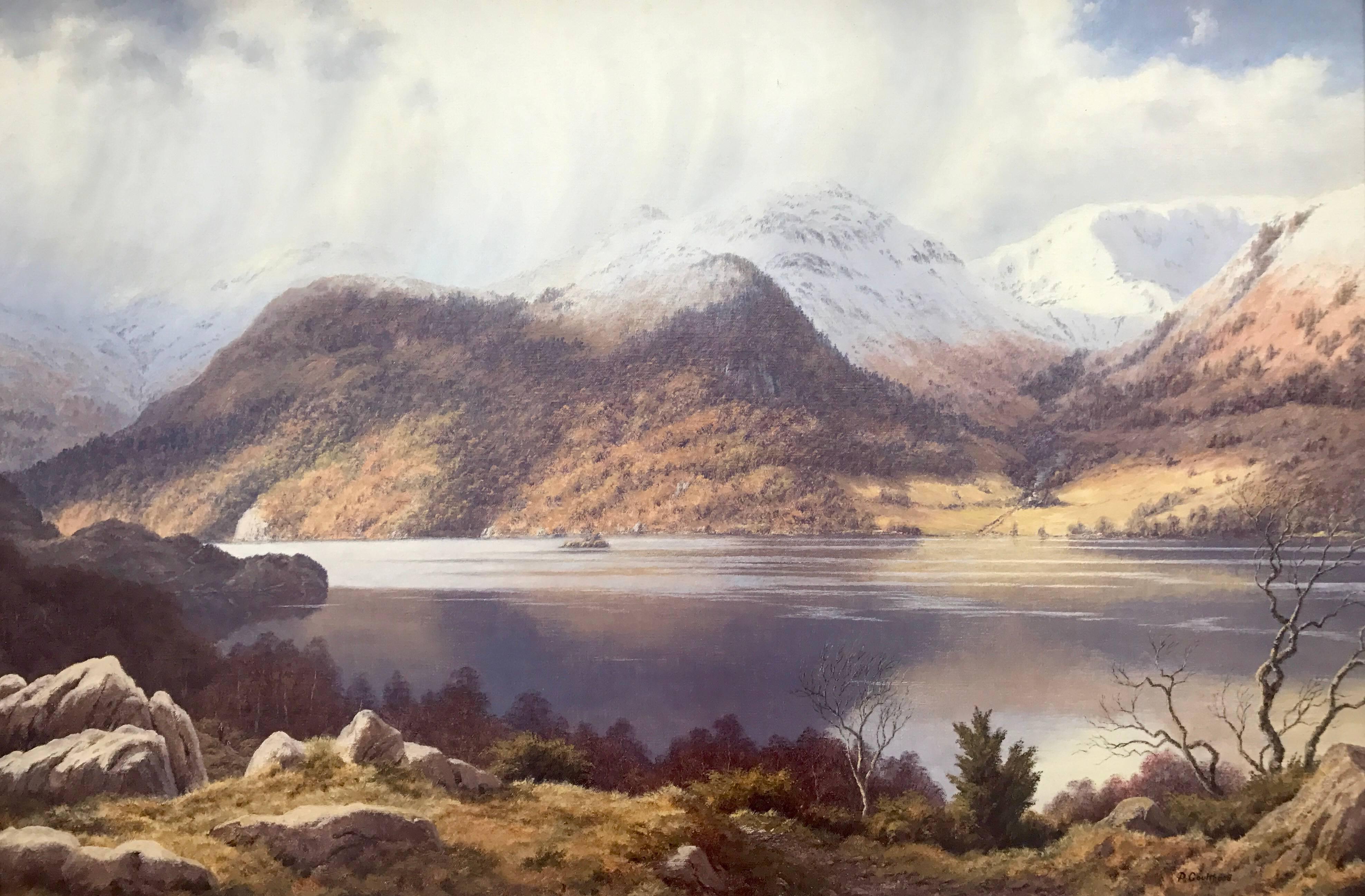 British Landscape Painting of Glencoyne Ullswater English Lake District Cumbria - Art by Peter Coulthard
