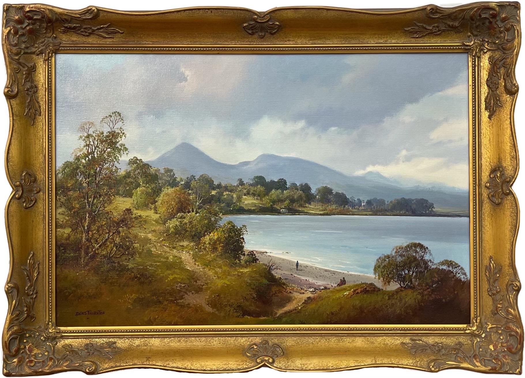 Original Post-War Painting of Mournes from Duldrum Ireland by Modern Artist
