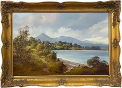Original Post-War Painting of Mournes from Duldrum Ireland by Modern Artist