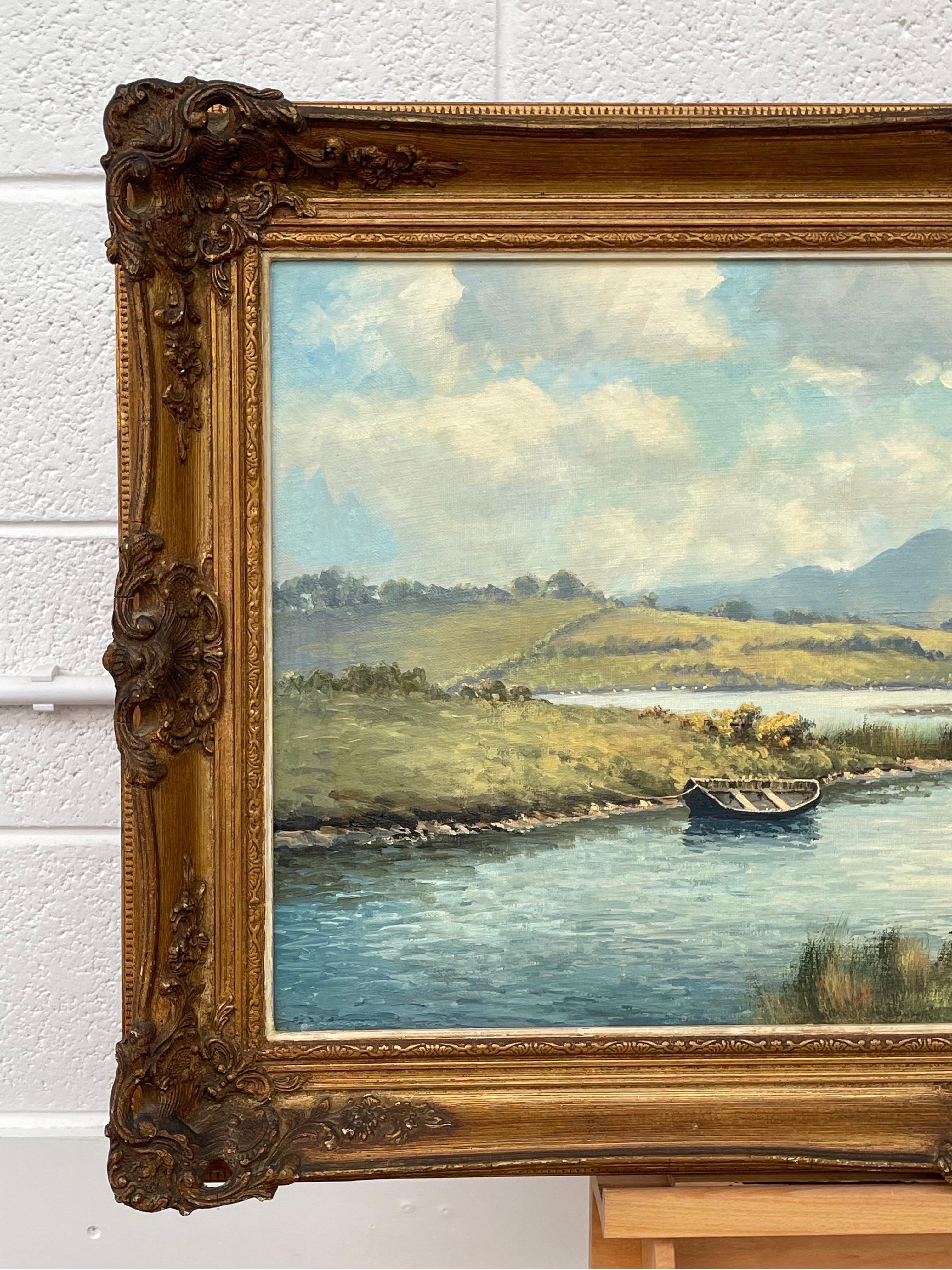 Original Oil Painting of Mountain River Scene in Ireland by Modern Irish Artist 2