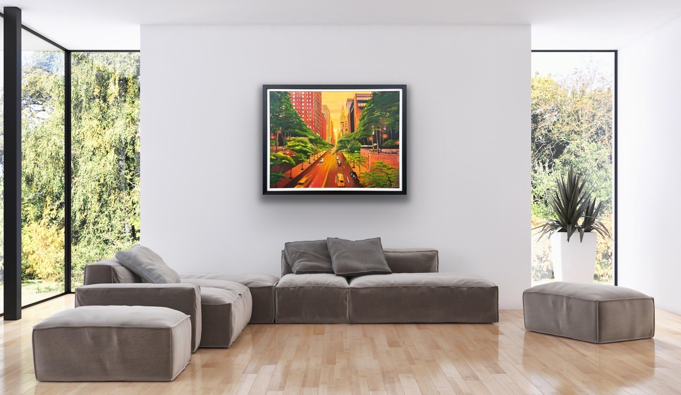 The Chrysler Building, 42nd Street, New York, par un artiste britannique contemporain en vente 5