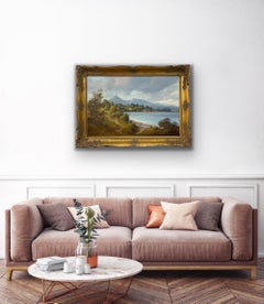 Originales Original-Gemälde der Nachkriegszeit von Trauernden aus Duldrum, Irland, von moderner Künstler