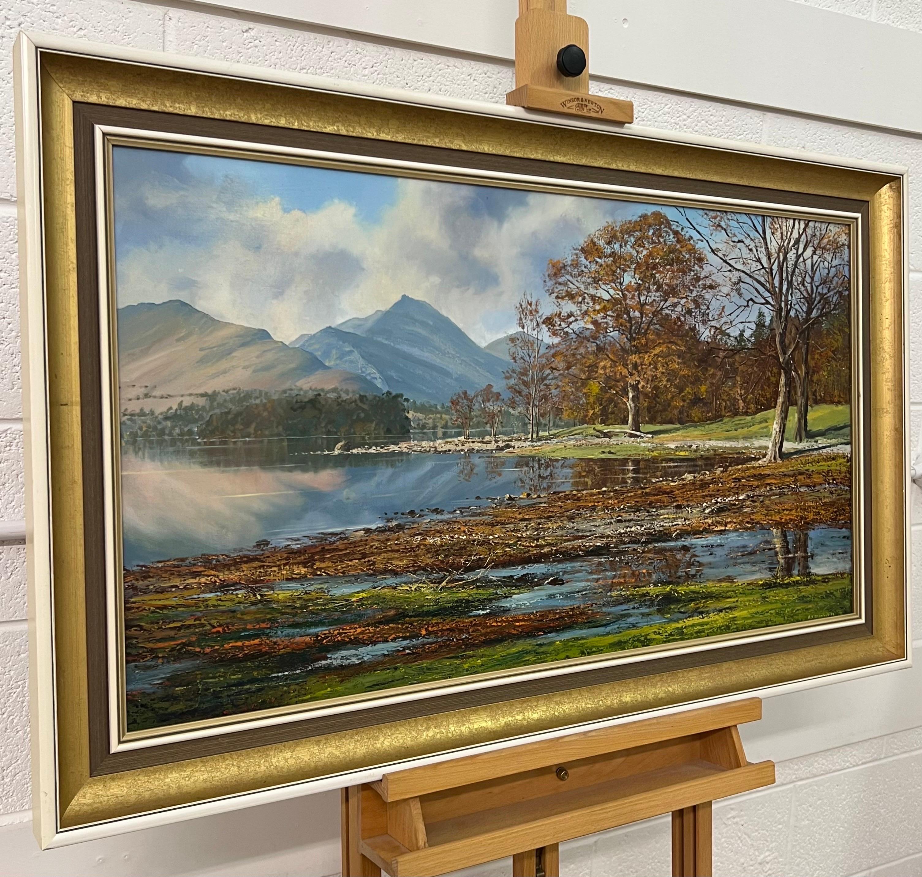 L'acqua di Derwent nel Lake District inglese, opera dell'artista di paesaggi Modern British 2
