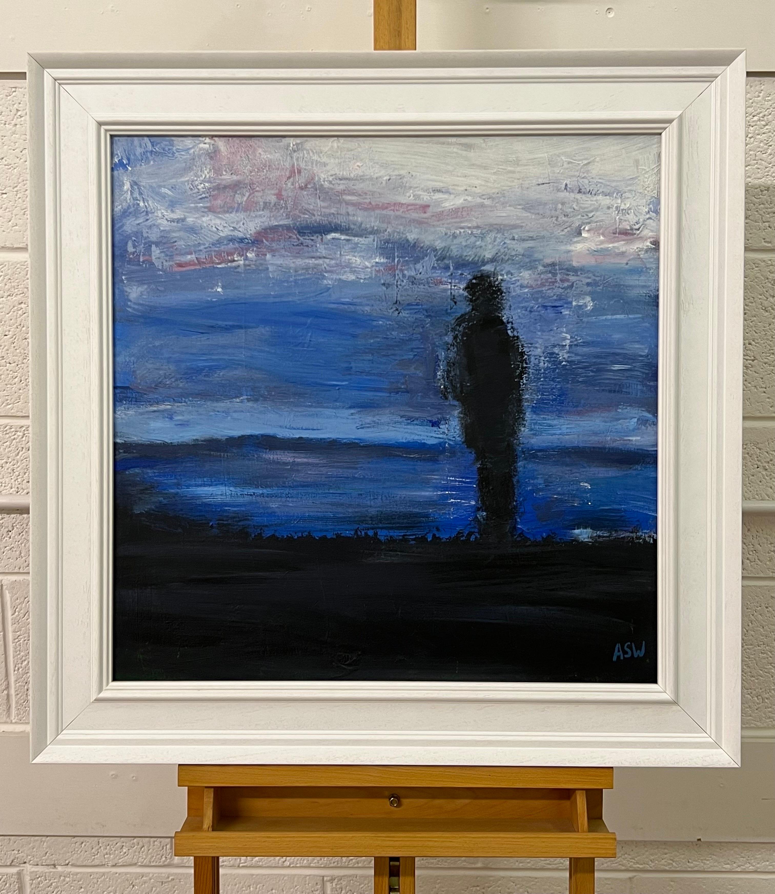 man on the hill painting