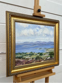 Rural Mountain Landscape Oil Painting of English Countryside by British Artist