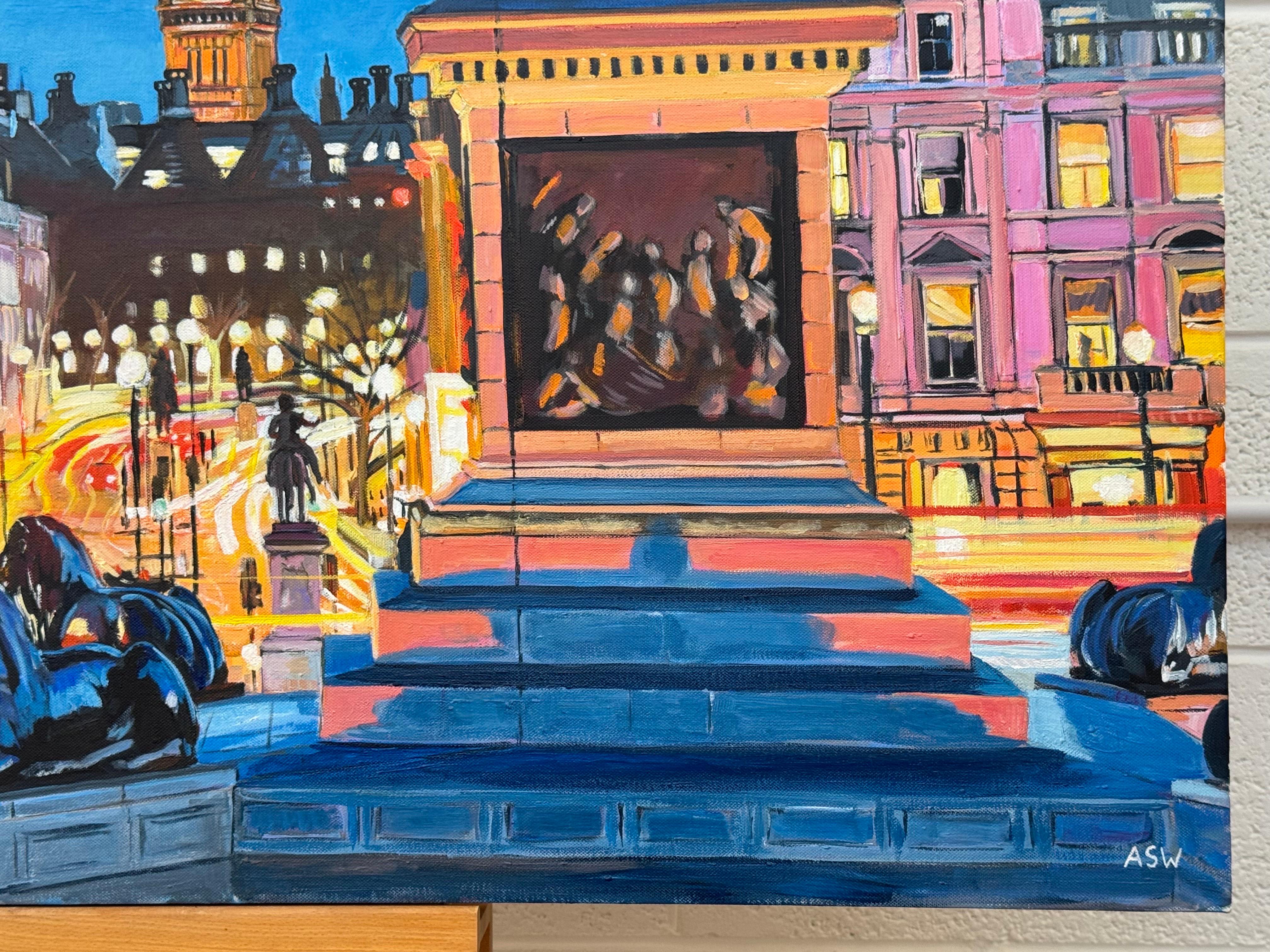 Trafalgar Square Big Ben Westminster London, England, von British Cityscape Artist im Angebot 12