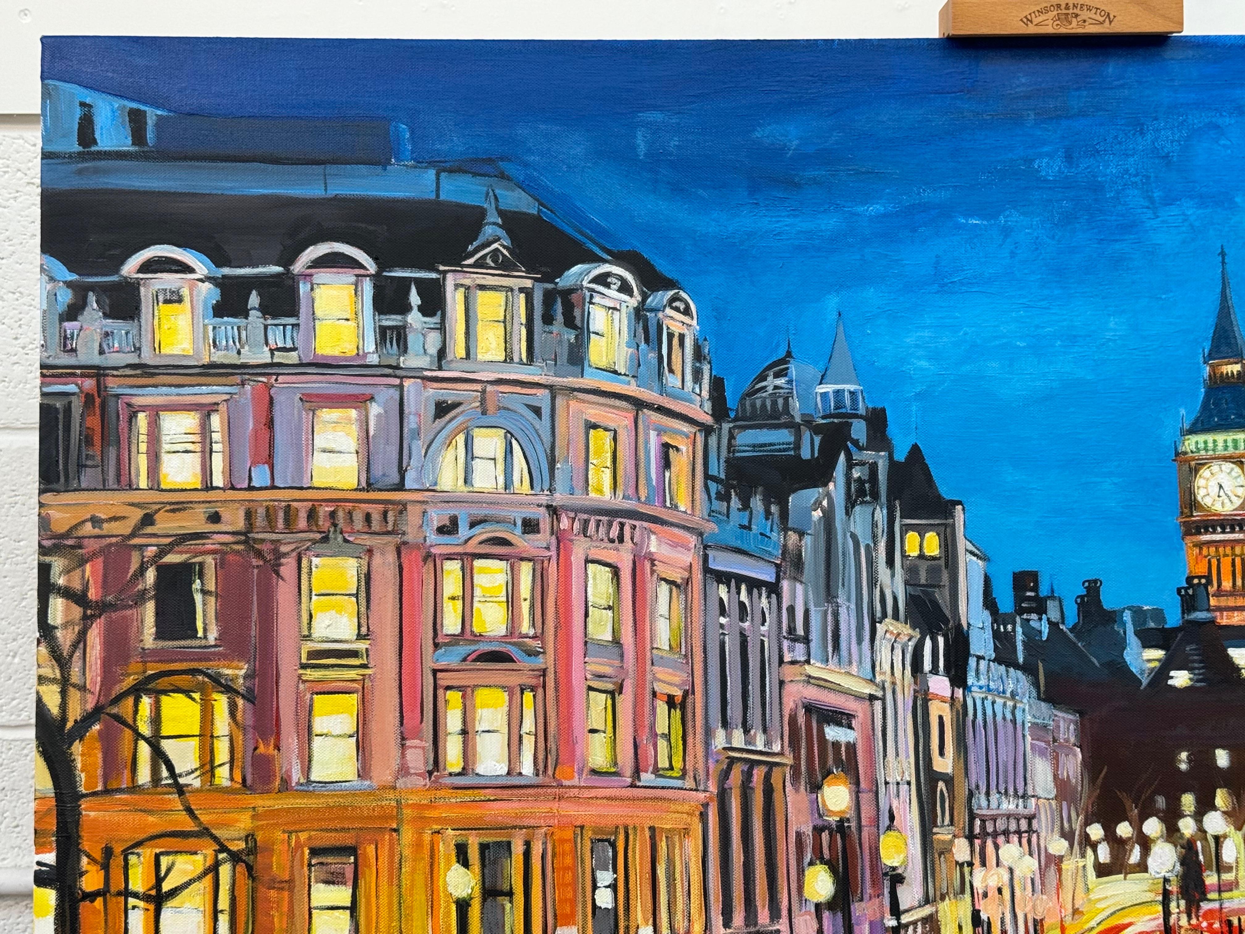 Trafalgar Square Big Ben Westminster London, England, von British Cityscape Artist im Angebot 15