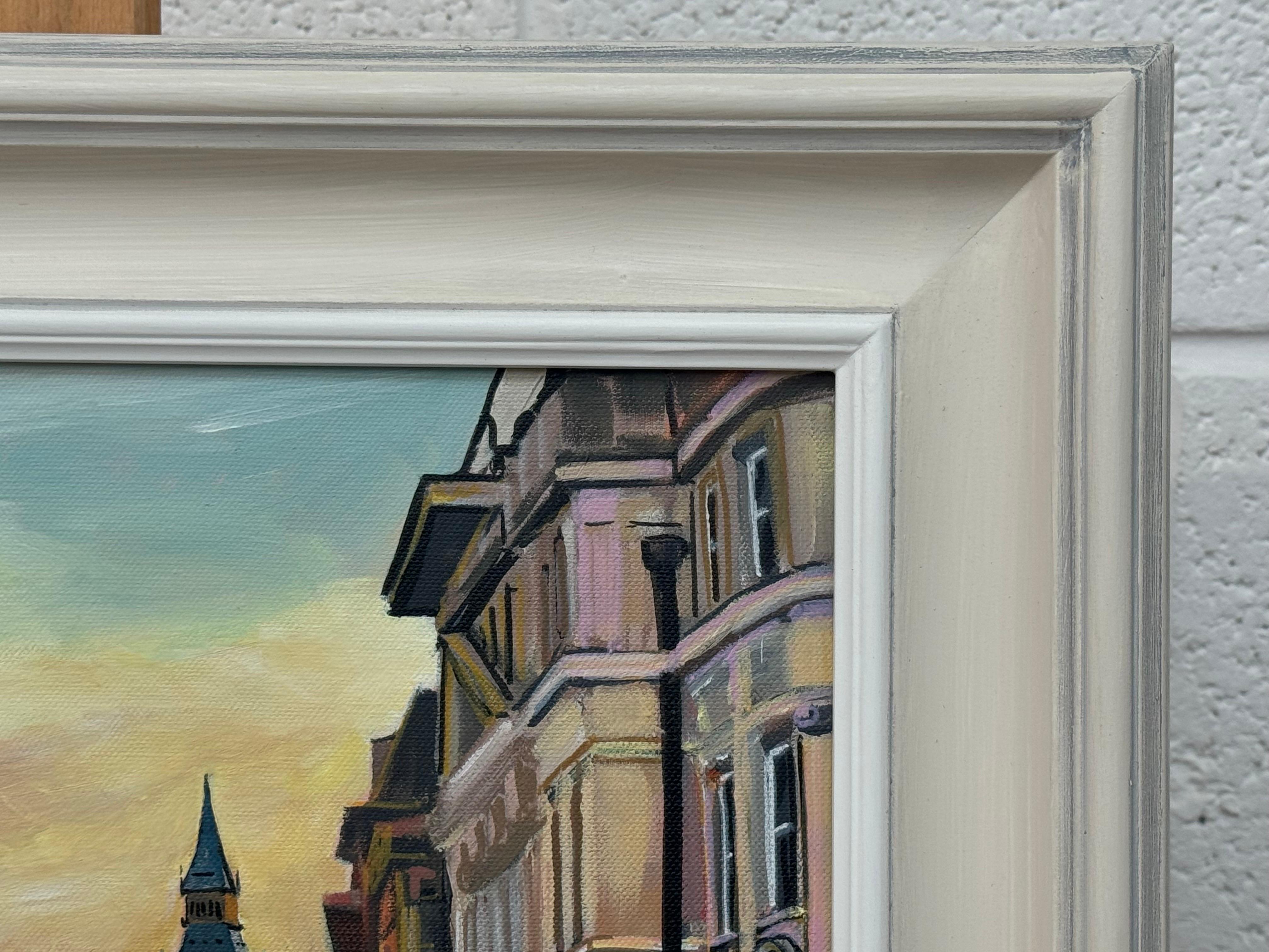 Arte paisajístico urbano de la ciudad de Londres Westminster por un artista británico contemporáneo en venta 7