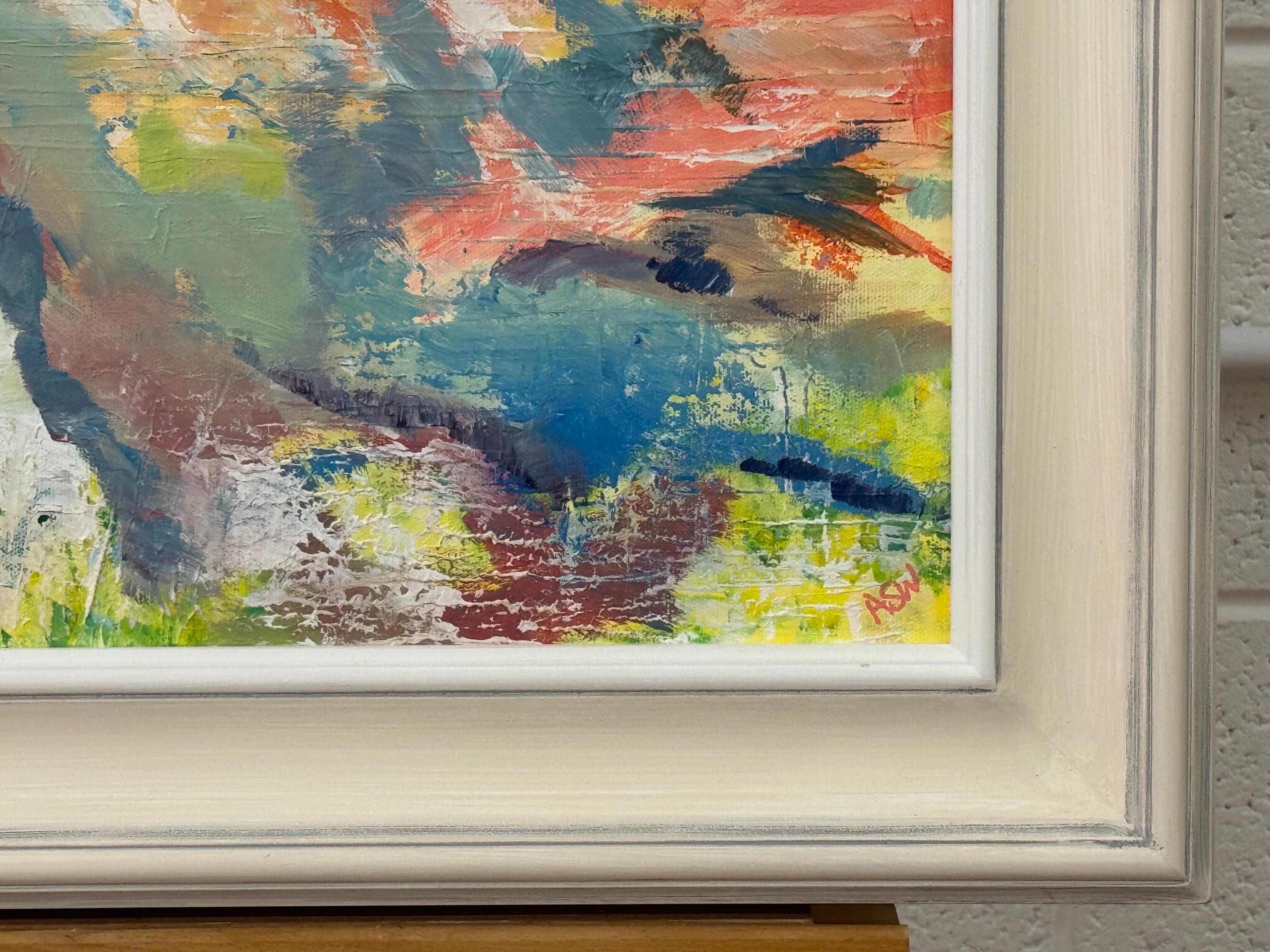 Pittura espressionista astratta di un artista inglese contemporaneo in vendita 3