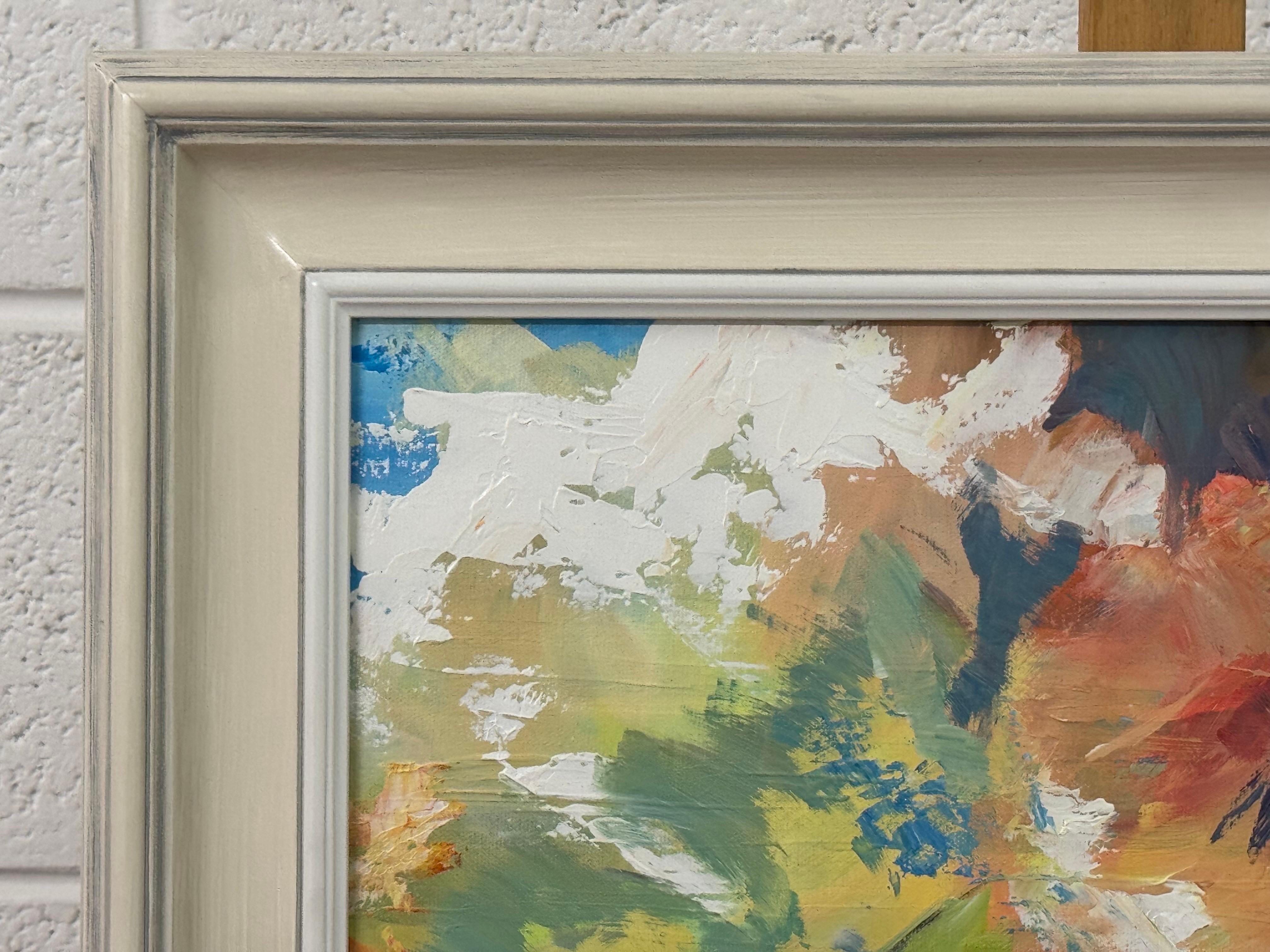 Pittura espressionista astratta di un artista inglese contemporaneo in vendita 5