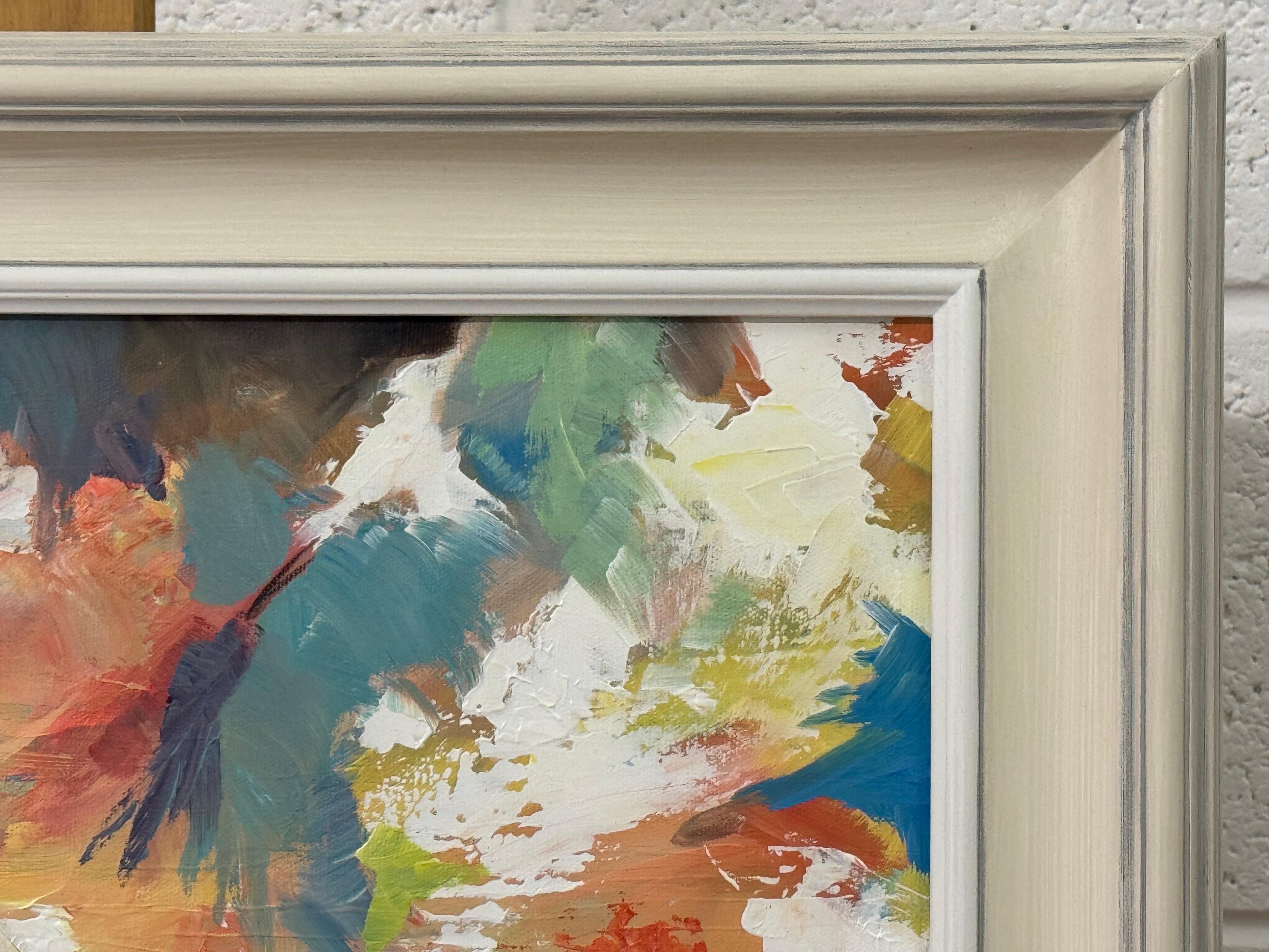 Pittura espressionista astratta di un artista inglese contemporaneo in vendita 9