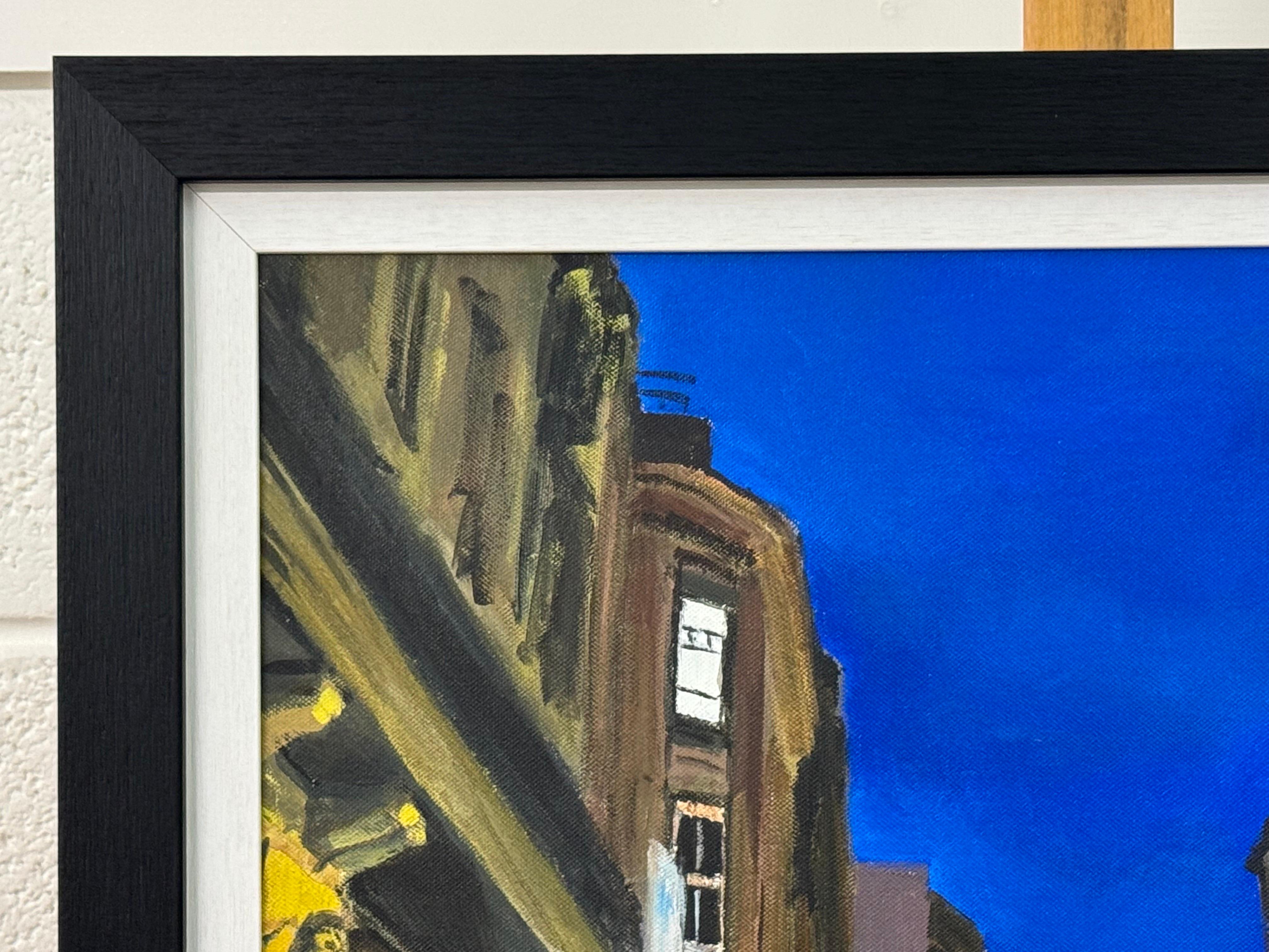 Deansgate Manchester City Urban Night Scene von Contemporary Britain Artist im Angebot 1