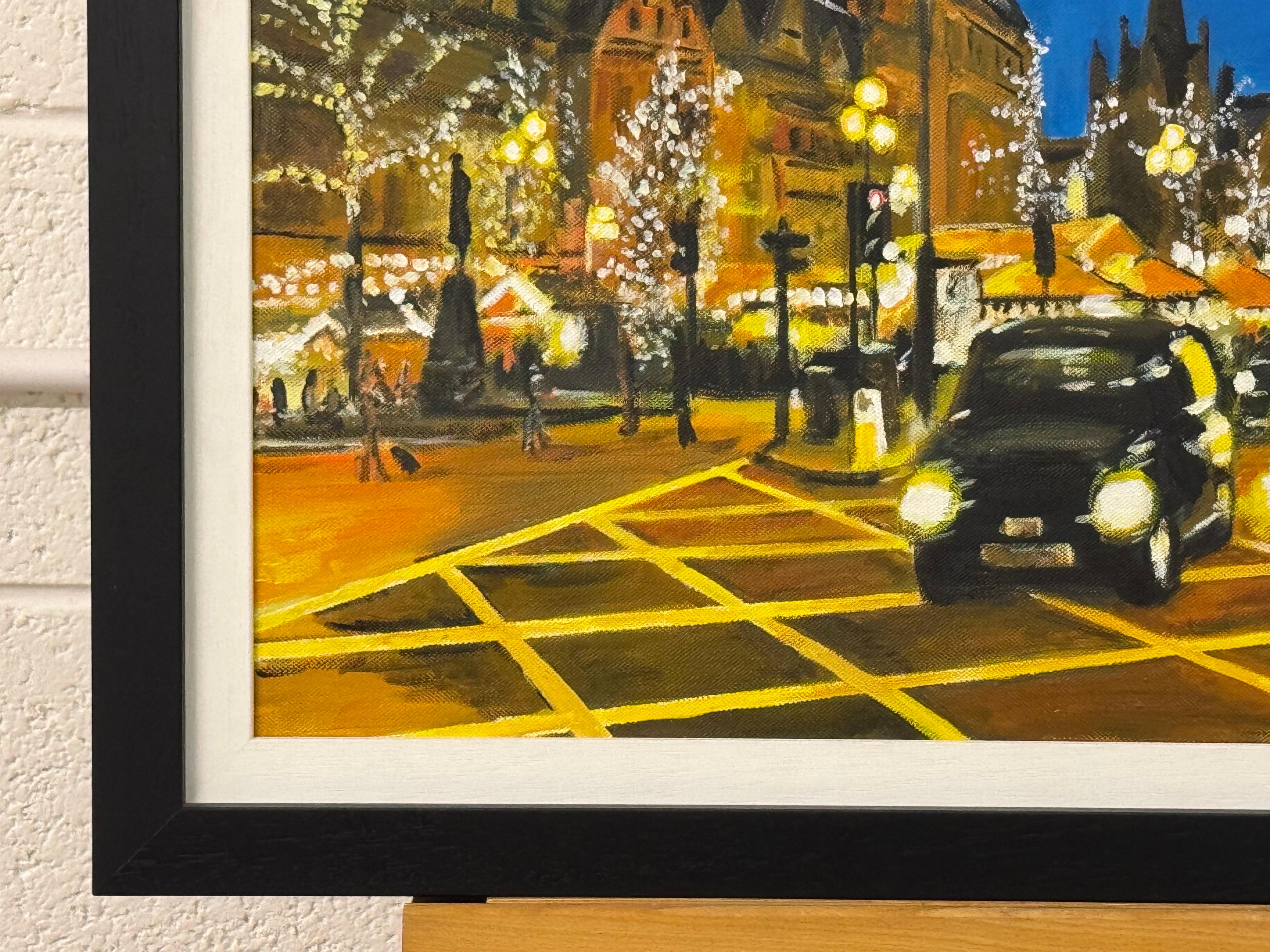 Albert Square Manchester City Scene at Octoberfest by Contemporary Artist en vente 6