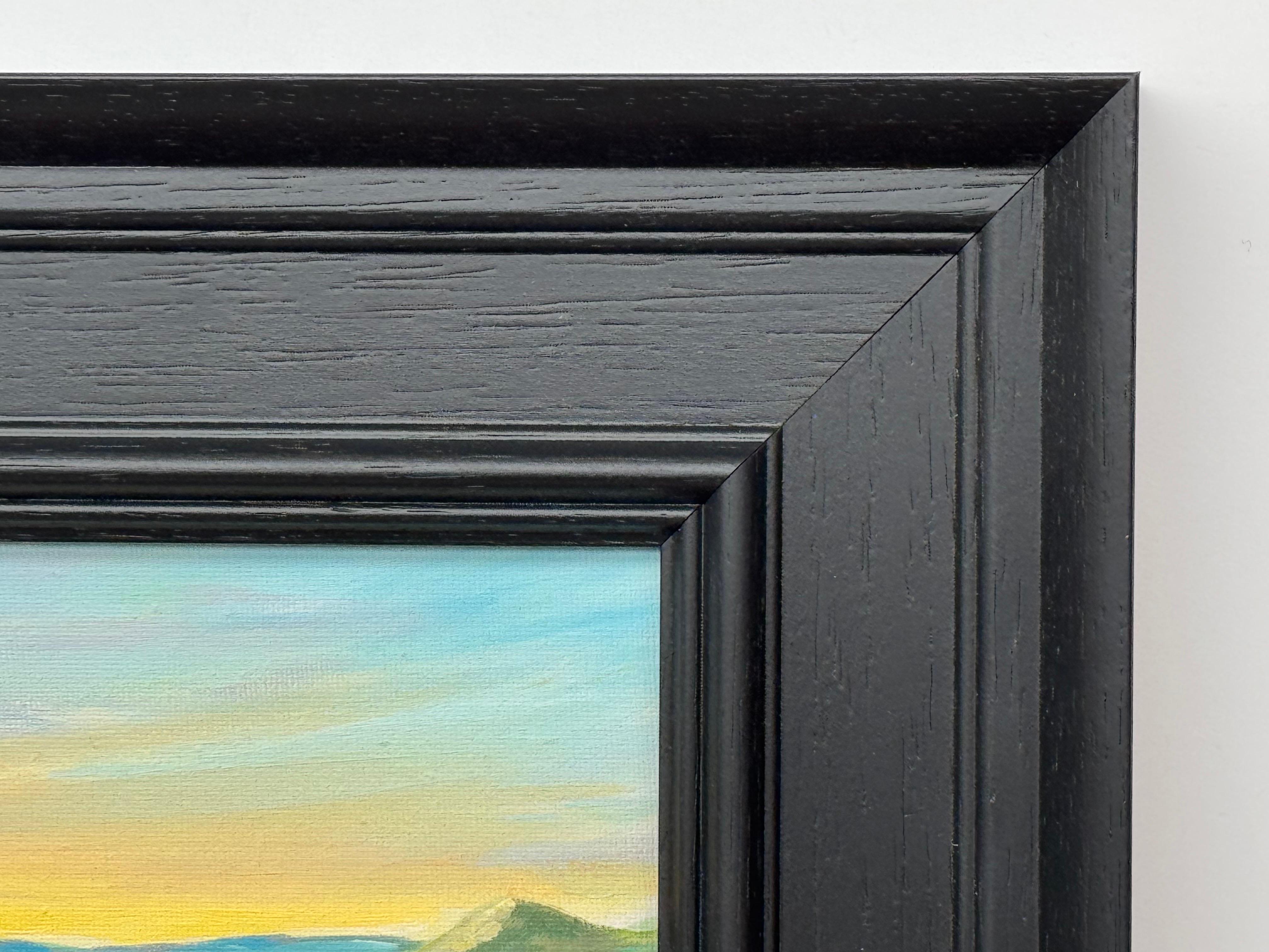 Estudio de pintura en miniatura del río Hudson, estado de Nueva York, EE.UU., por un artista británico en venta 1