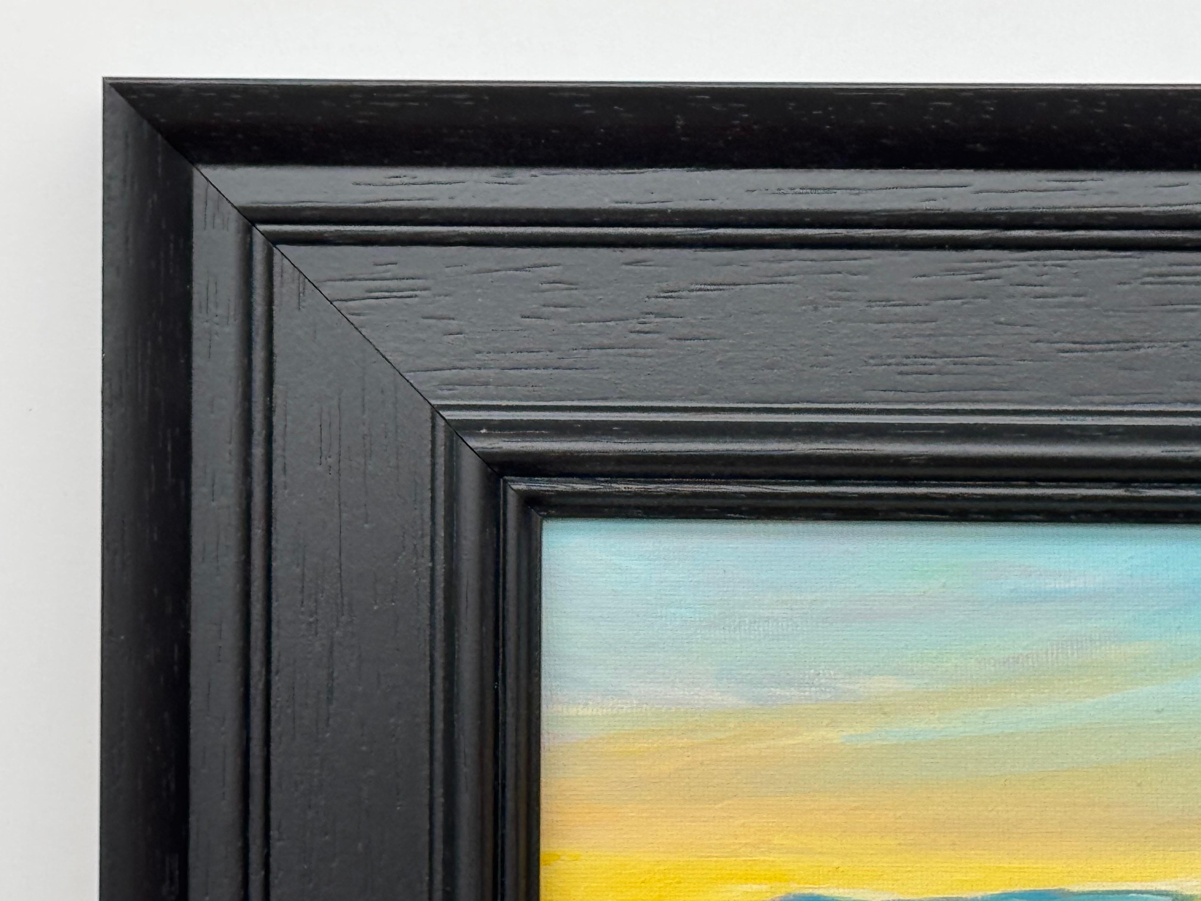 Estudio de pintura en miniatura del río Hudson, estado de Nueva York, EE.UU., por un artista británico en venta 2