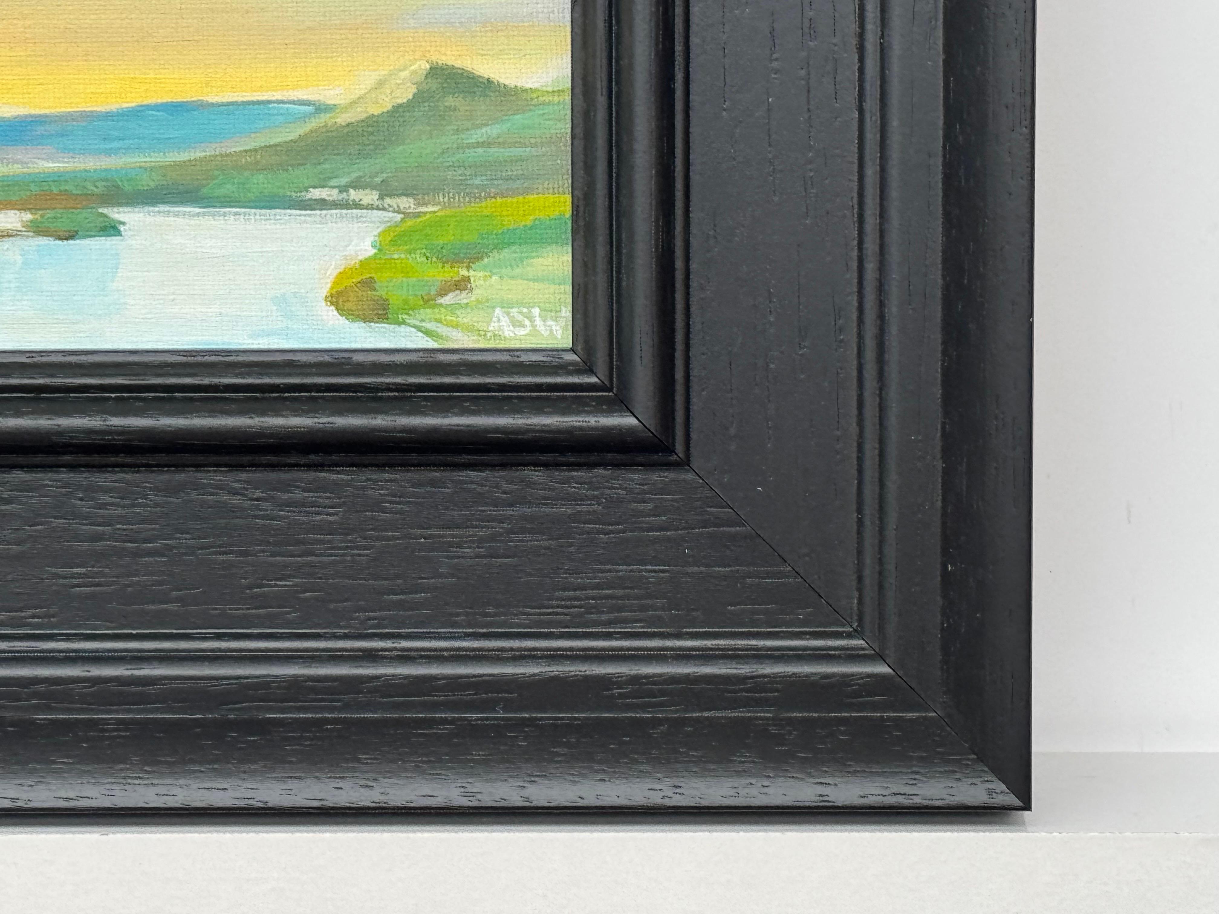 Estudio de pintura en miniatura del río Hudson, estado de Nueva York, EE.UU., por un artista británico en venta 3