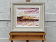 Golden Dusk - Warm earth tones & soft pink skies evoke a serene evening