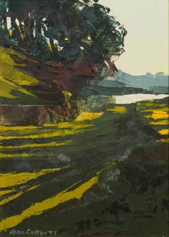 River Otter II Mini Impasto Oil Painting of English River Landscape by UK Artist