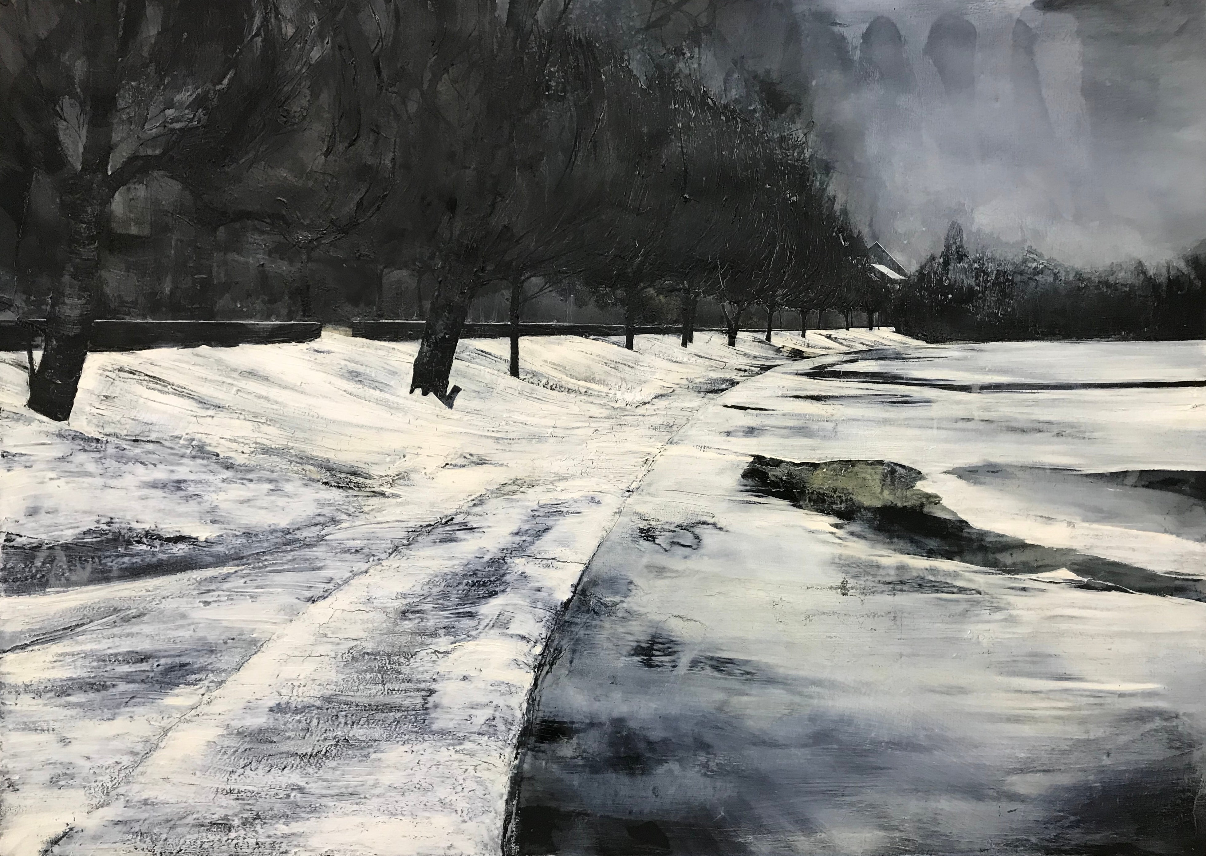 black and white scenery paintings black and white scenery paintings
