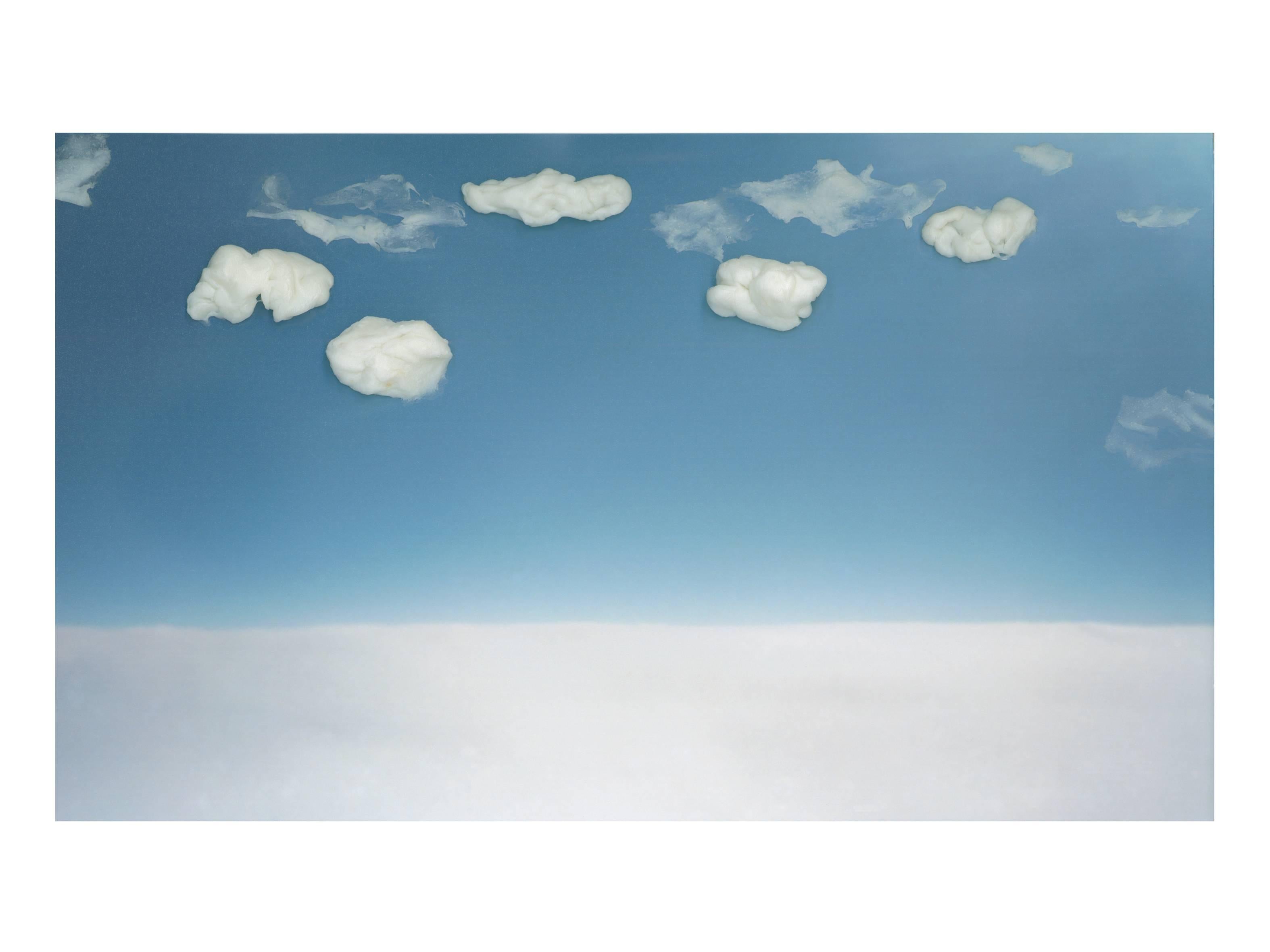 Glenda León Abstract Photograph - Chewed Clouds