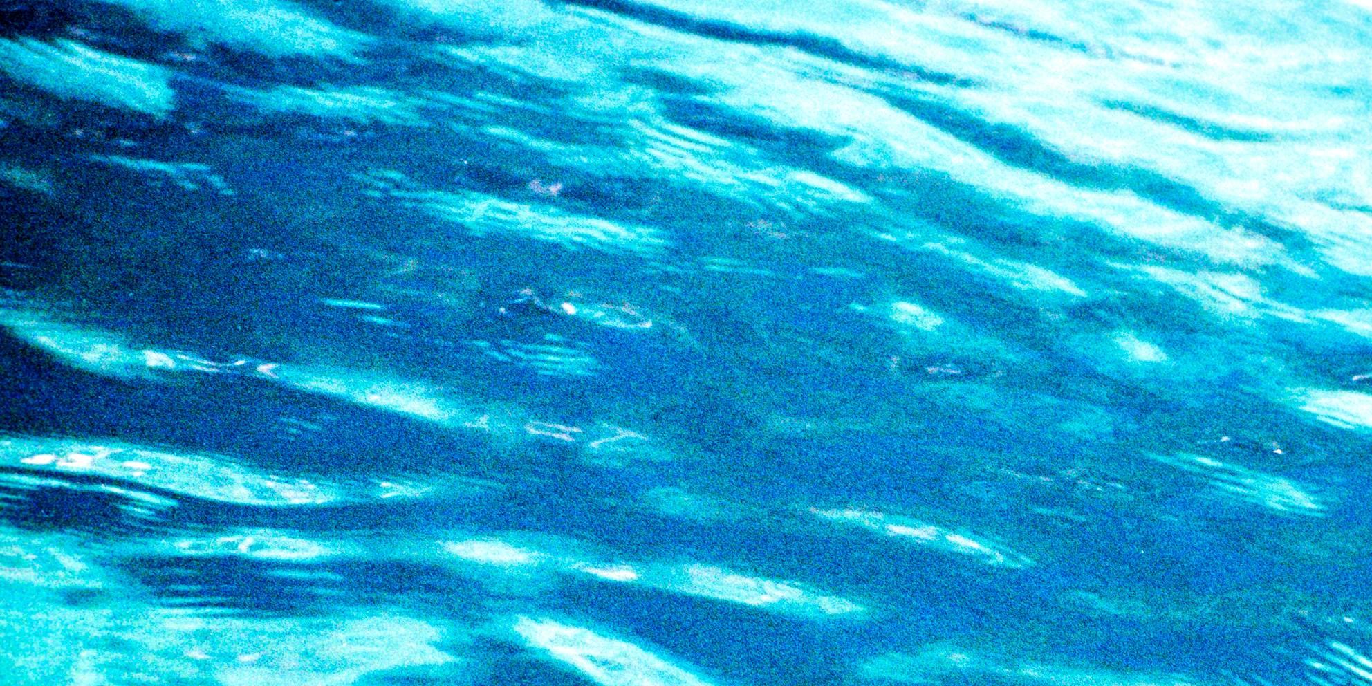 Swimming Pool XL - Blue Color Photograph by Ruvan Wijesooriya