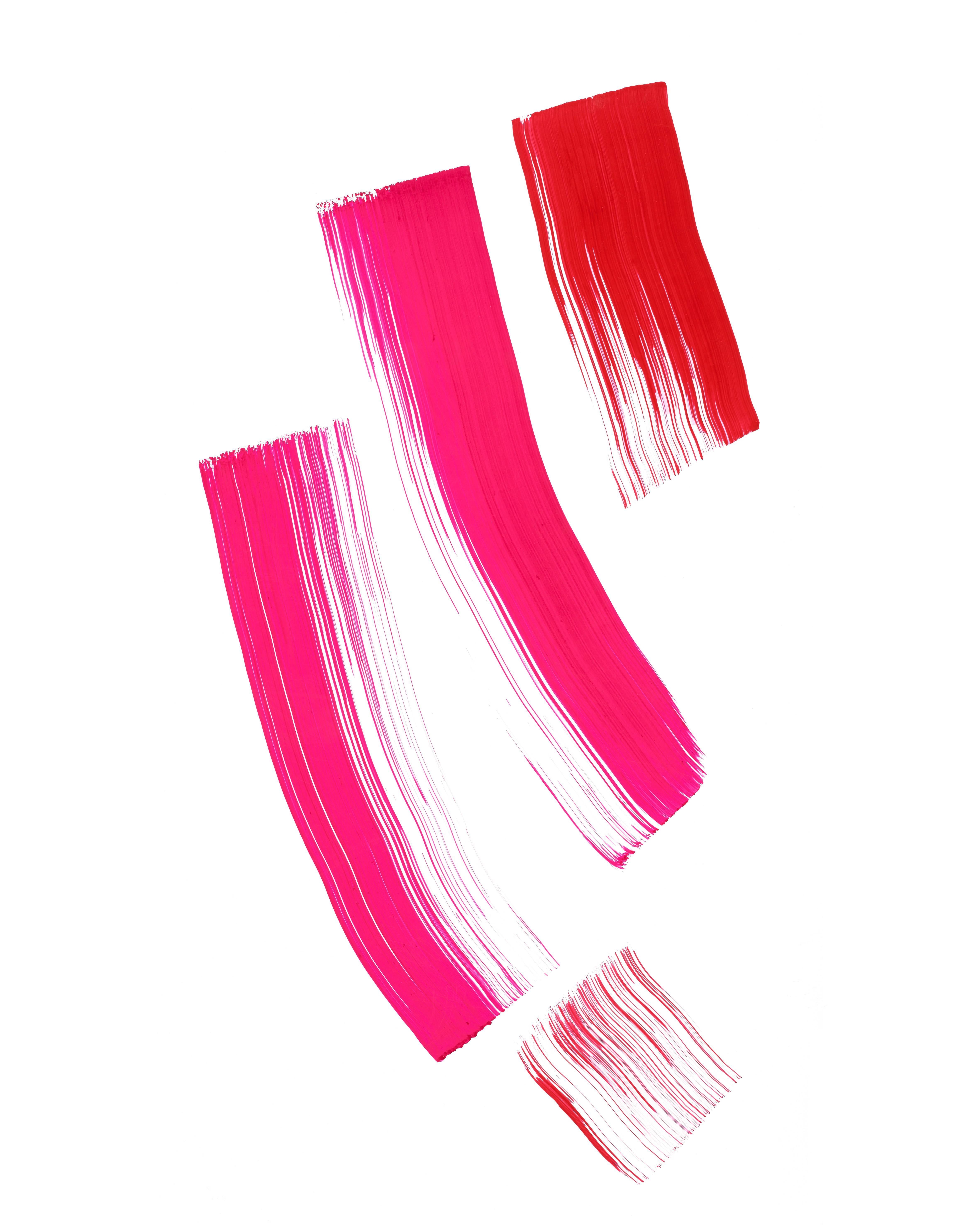 Edition of Red and Magenta Work - Contemporary Print by Phil Chang