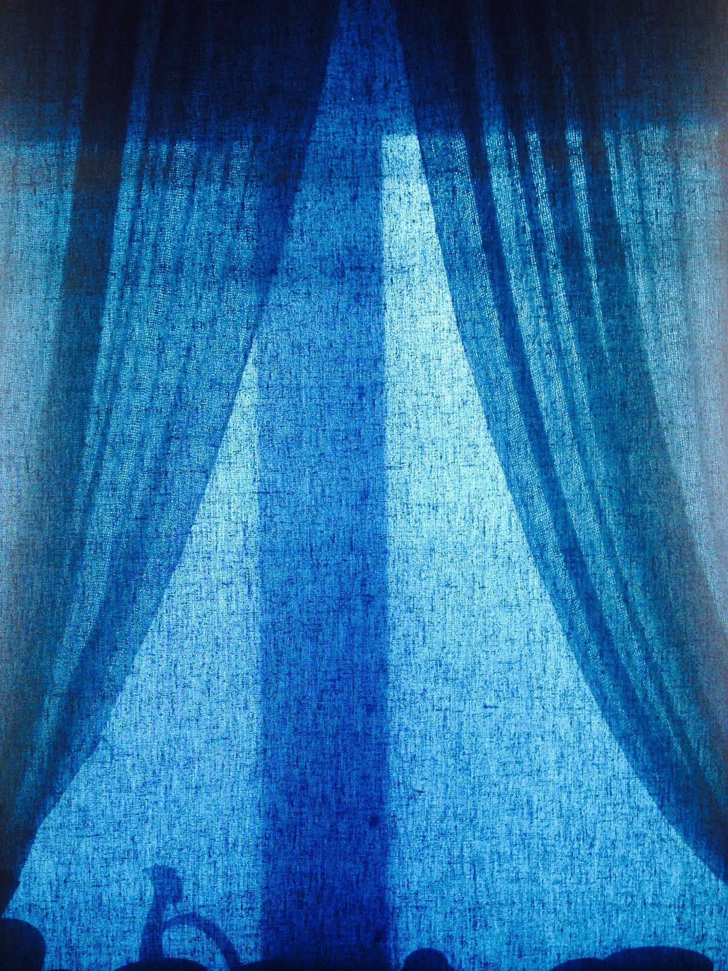 Blue Curtain (Nyhamnsläge) - Print by Johanna Ekström