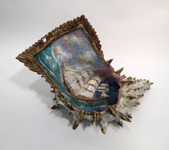 Clipper Ship and Conch Shell