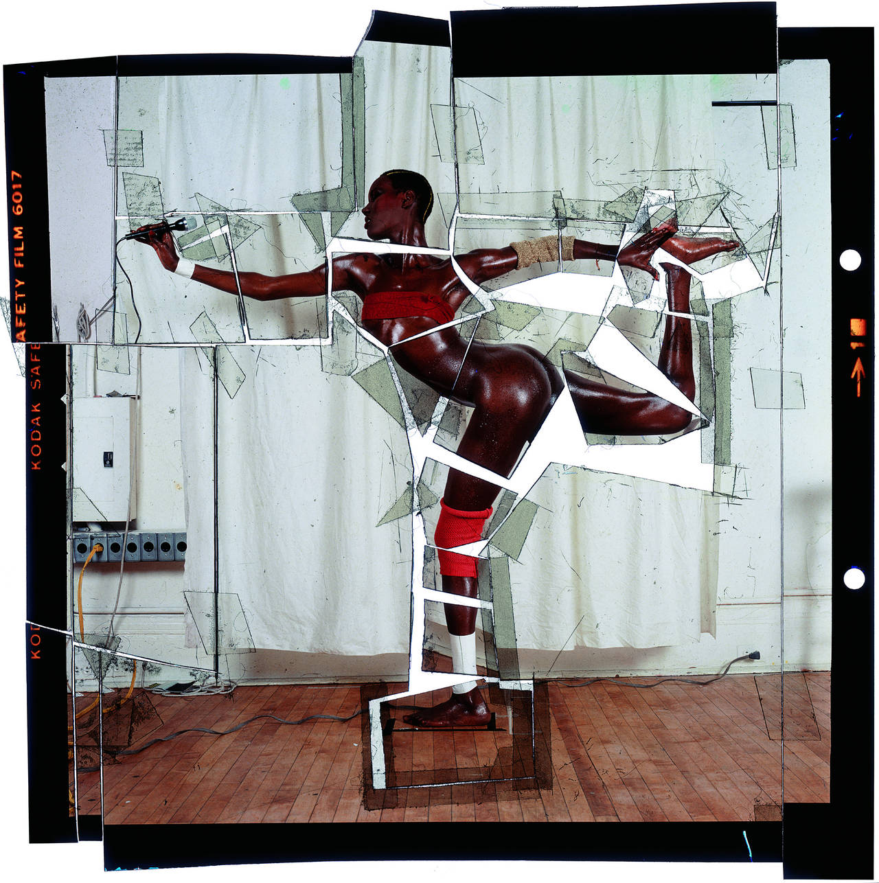 Jean-Paul Goude Figurative Photograph - Grace, Revised and Updated, Cut - Up, Ekta, New York, 1978