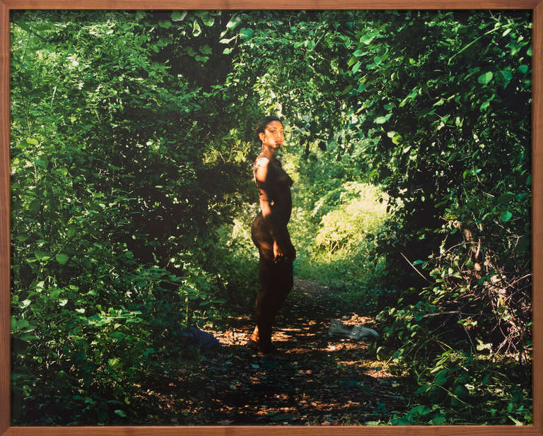 Awol Erizku Color Photograph - Girl in Park