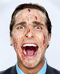 Christian Bale with Blood, New York, NY