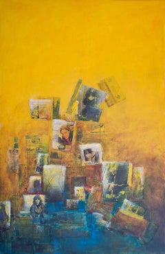 The more I look at it, the more I like it, yellow ochra painting