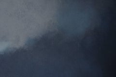 Silence, Dark Blue Grey Abstract Softcolored