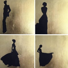 Silhouette, 4 paintings