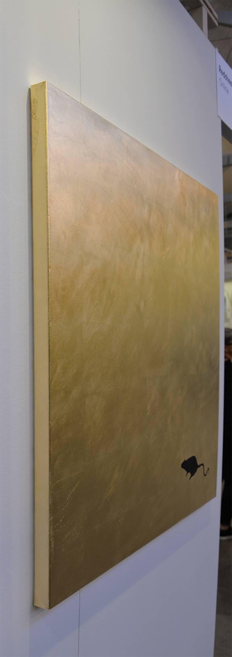 Golden Ratrace - Pop Art Painting by Kerstin Oldal