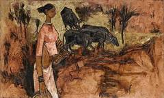 Untitled (Woman with Bulls)