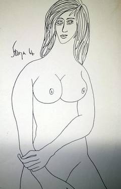 Untitled (Standing Female Nude)