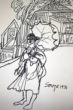 Untitled (Woman with Umbrella)