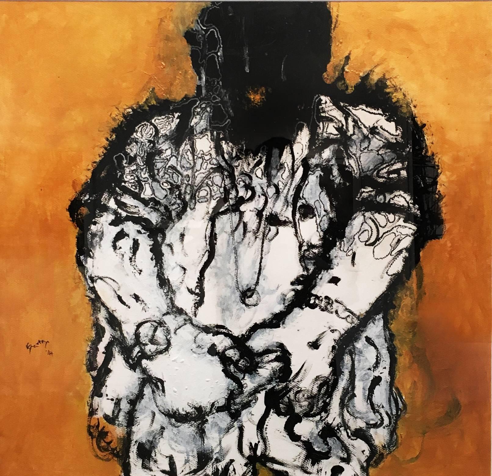Untitled (2) - Painting by Jagath Weerasinghe
