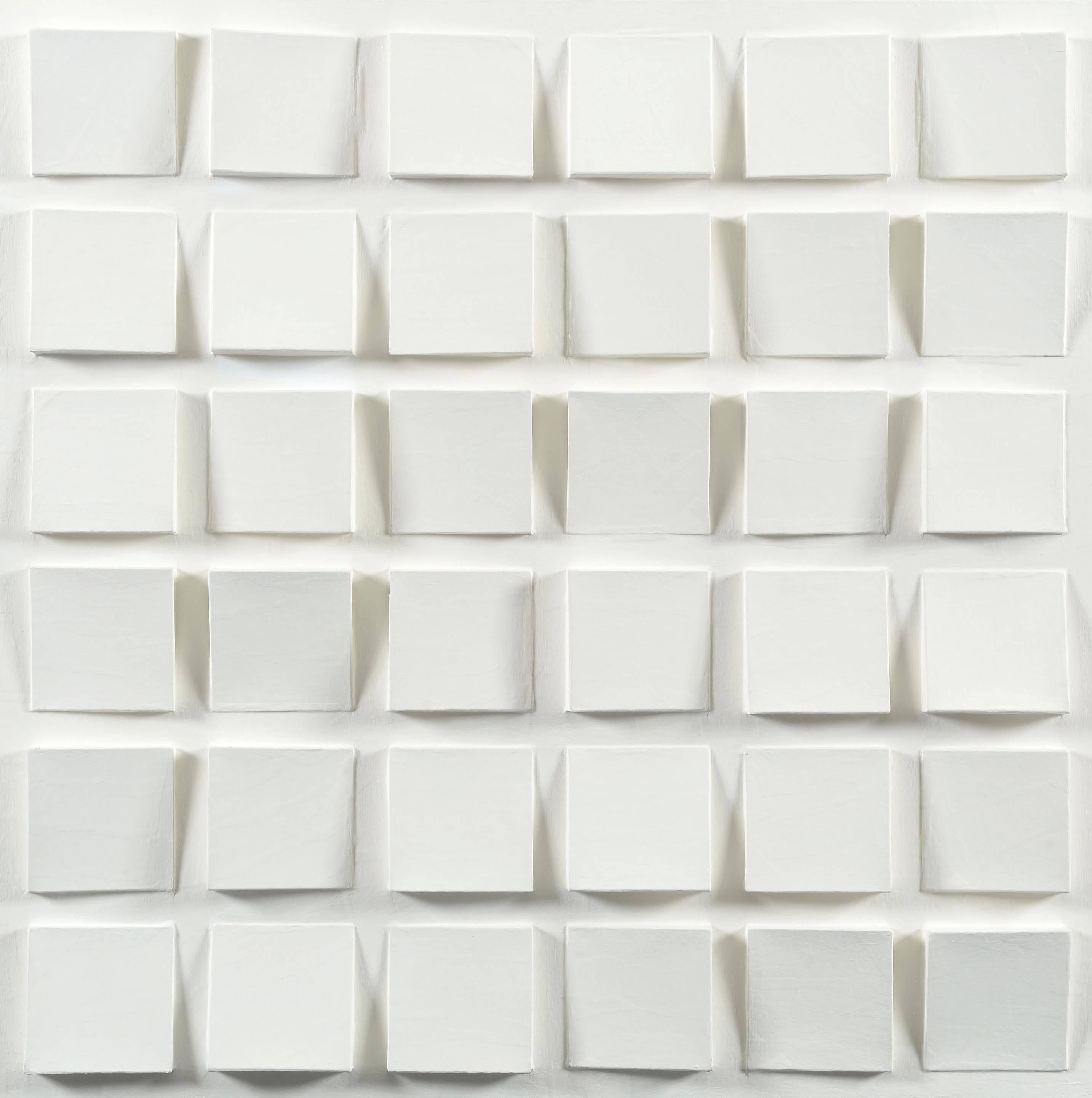 Floating Cubes (Zwevende Kubussen) - Mixed Media Art by Jaap Egmond