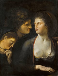 LYSANDER WITH HELENA AND HERMIA, FROM A MIDSUMMER NIGHT’S DREAM