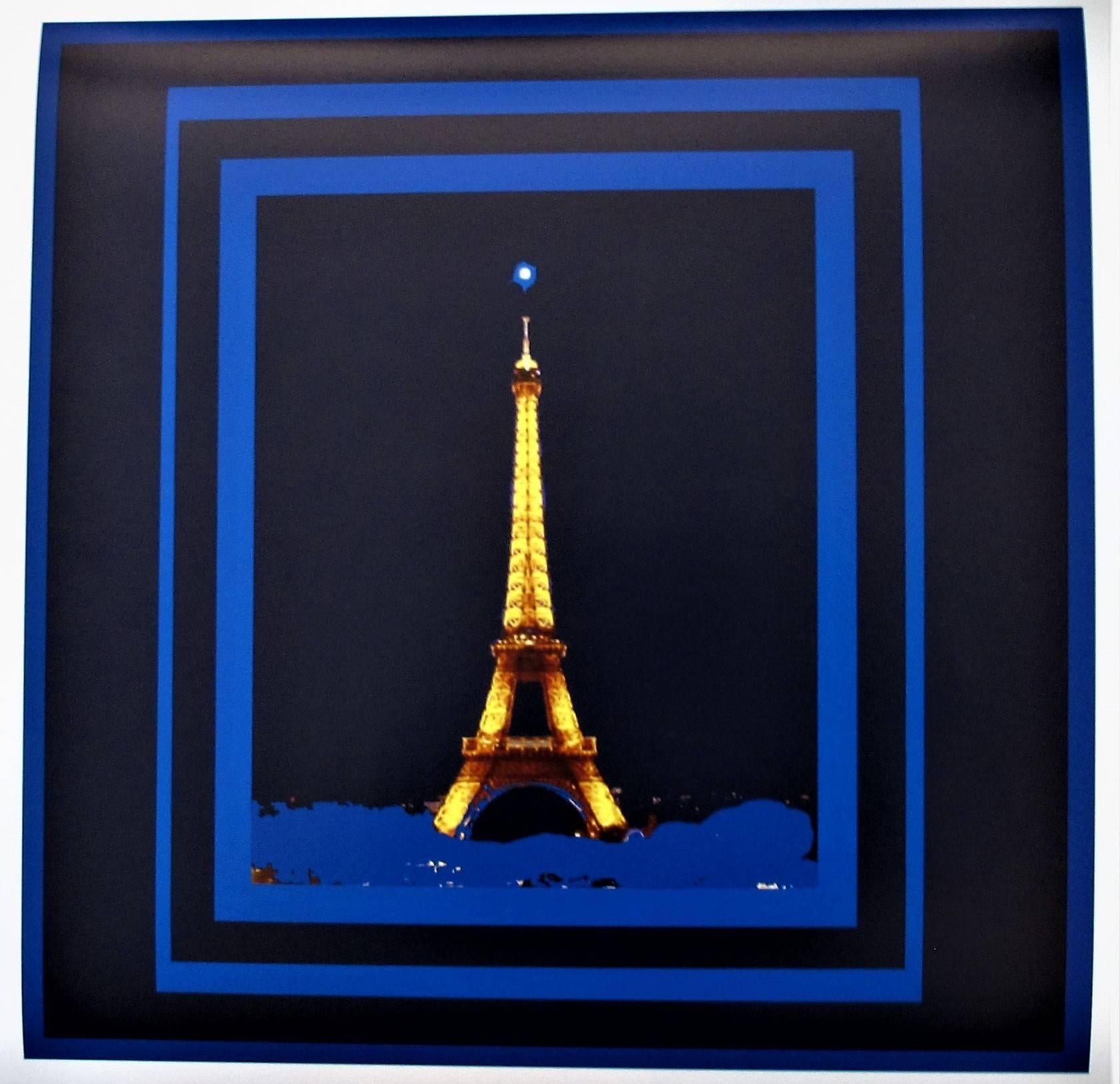 Bellessort Color Photograph - Celestial Brilliance Eiffel Tower   