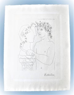Pablo Picasso  Jeune Sculpteur au Travail (Bloch 156) 1933 